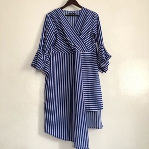 Boohoo wrap dress